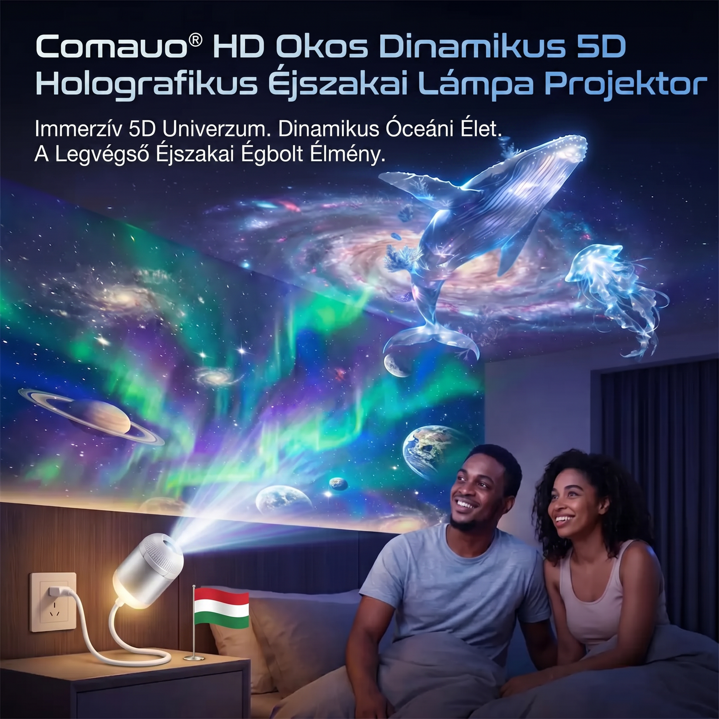 【⏰️50% kedvezmény – csak korlátozott ideig!】Comauo® Éjszakai Fény Projektor