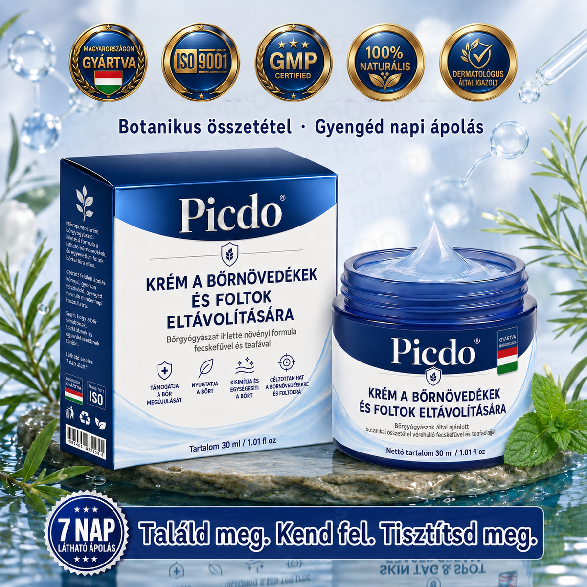 Picdo® 7 napos krém bőrkinövések és pigmentfoltok eltávolítására 🧴 (Fájdalommentes formula – hegek nélkül)