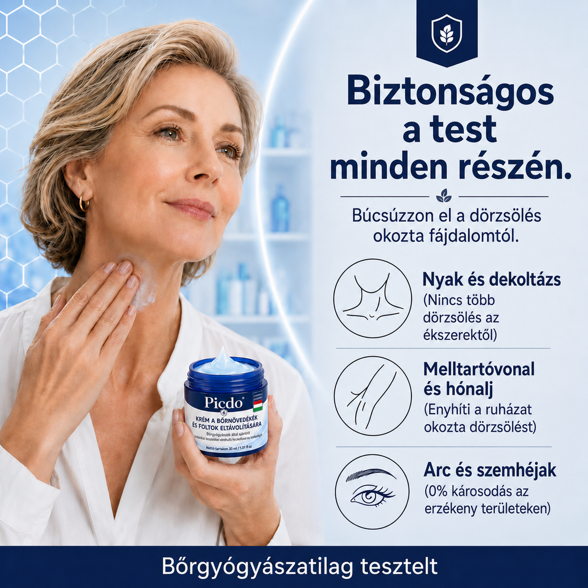 Picdo® 7 napos krém bőrkinövések és pigmentfoltok eltávolítására 🧴 (Fájdalommentes formula – hegek nélkül)