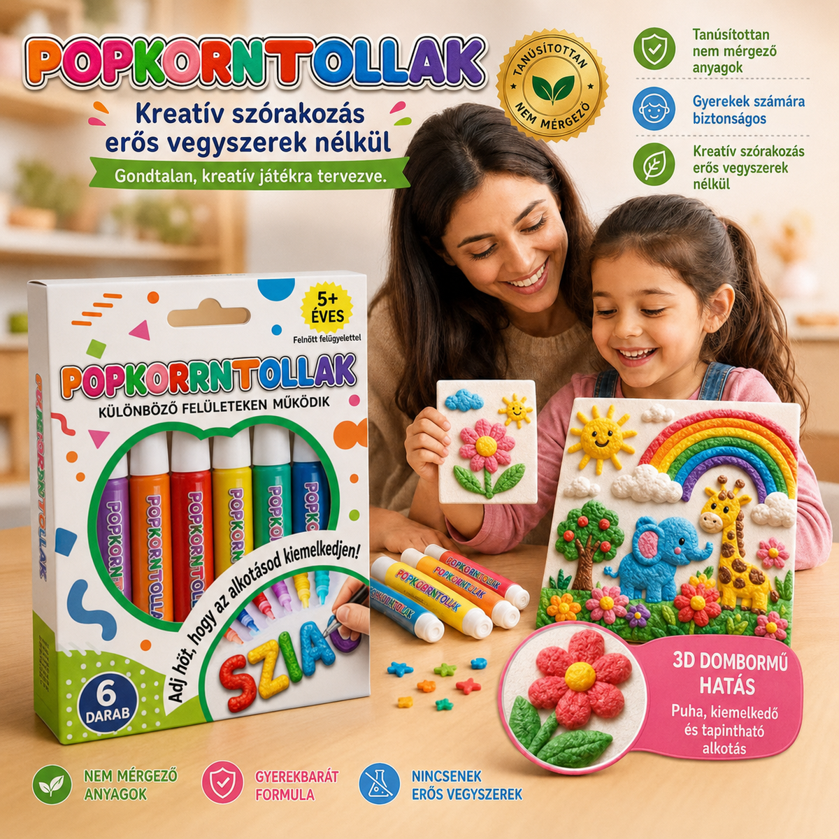 Spóroljon 50%-ot, ha még ma rendel 丨Healrize® 3D Relief Art Pen – Változtassa lapos rajzait megérinthető 3D művészetté📌