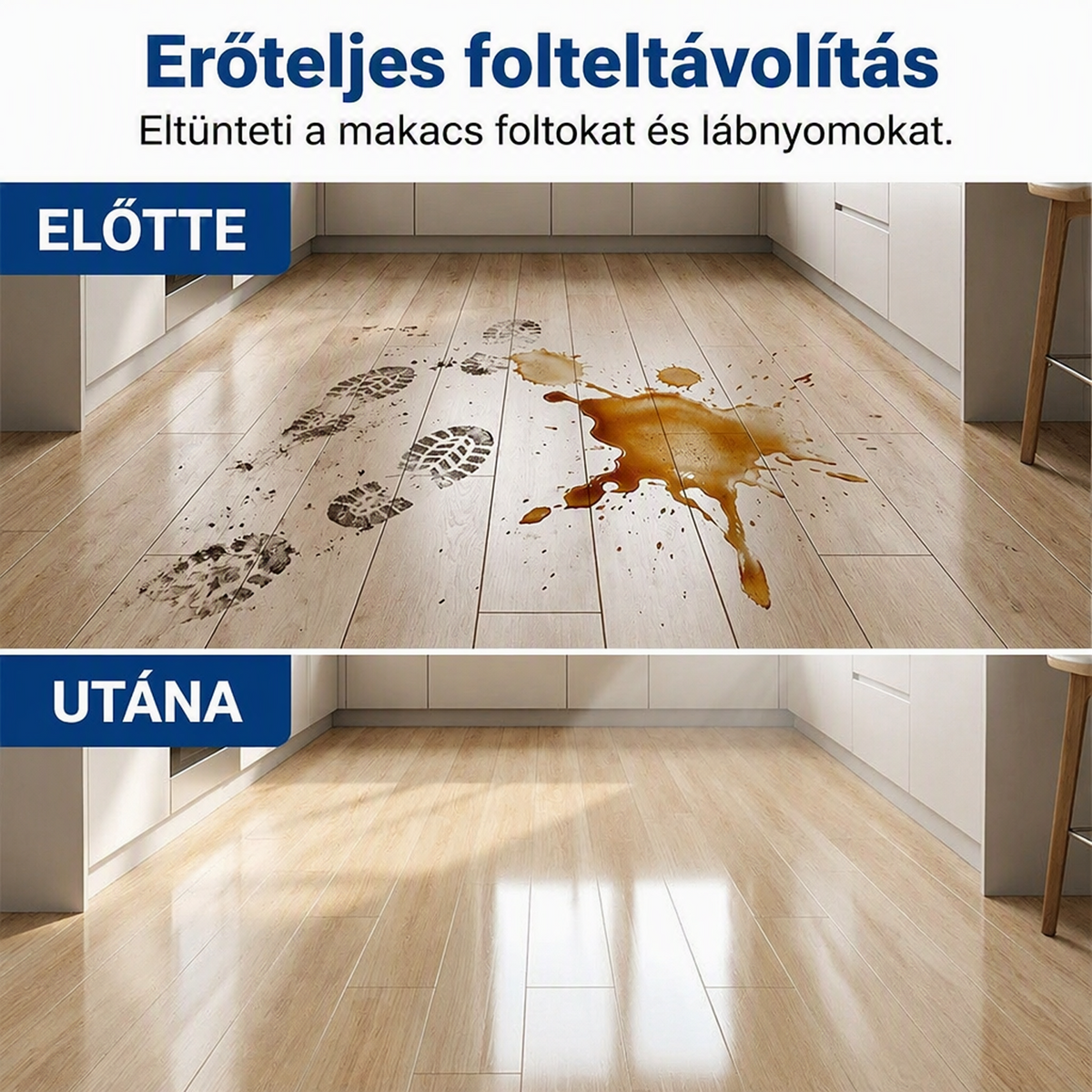 🧼Korlátozott ideig 50% kedvezmény💧🧹Vízben oldódó padlótisztító kendők