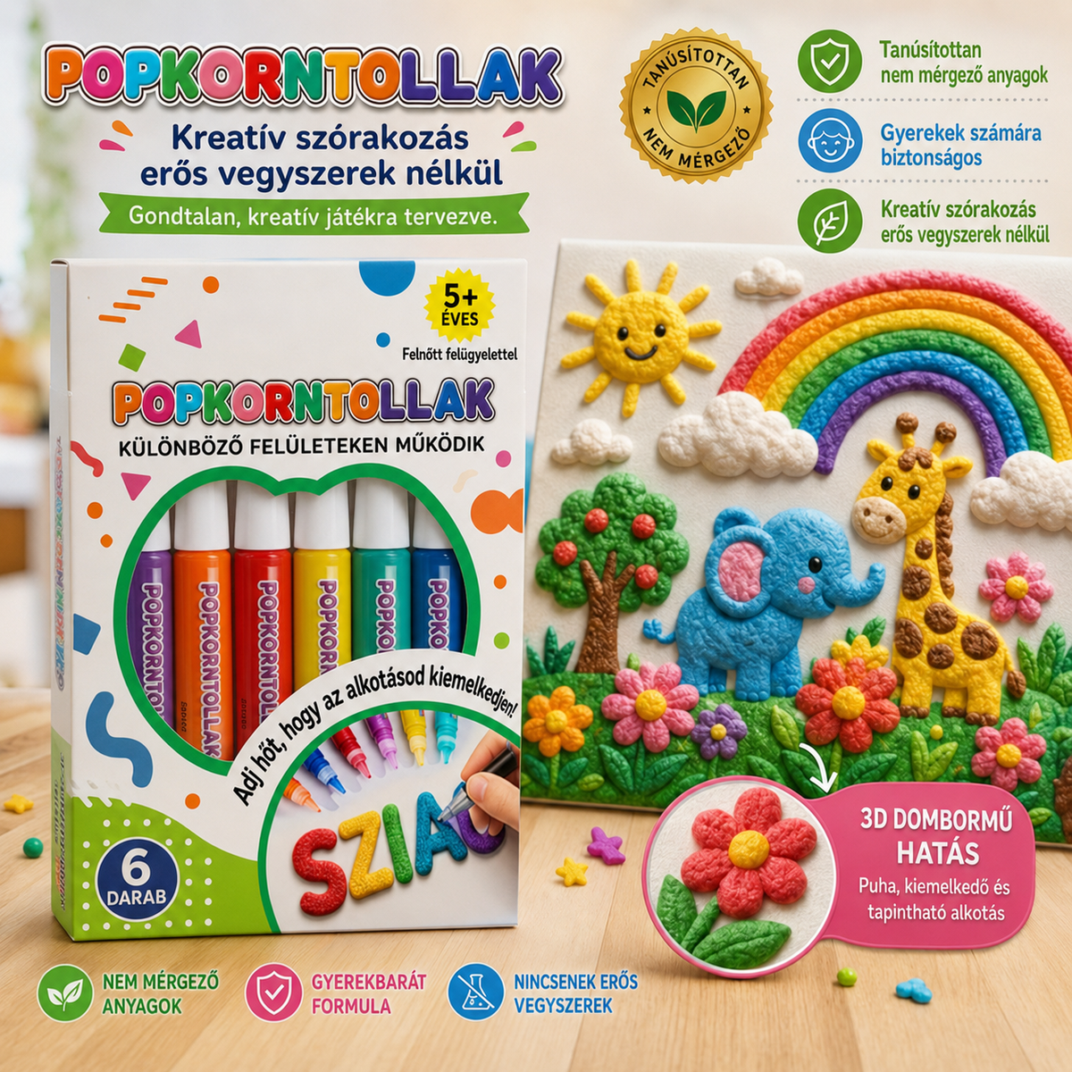 Spóroljon 50%-ot, ha még ma rendel 丨Healrize® 3D Relief Art Pen – Változtassa lapos rajzait megérinthető 3D művészetté📌