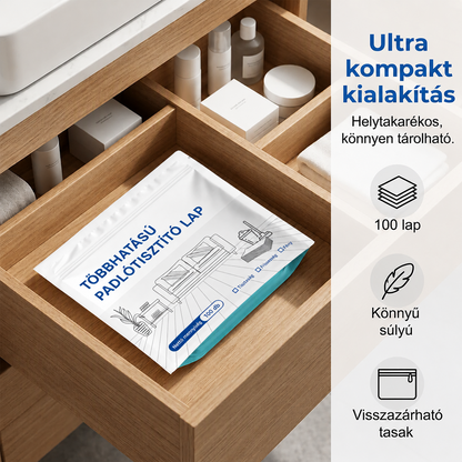 🧼Korlátozott ideig 50% kedvezmény💧🧹Vízben oldódó padlótisztító kendők
